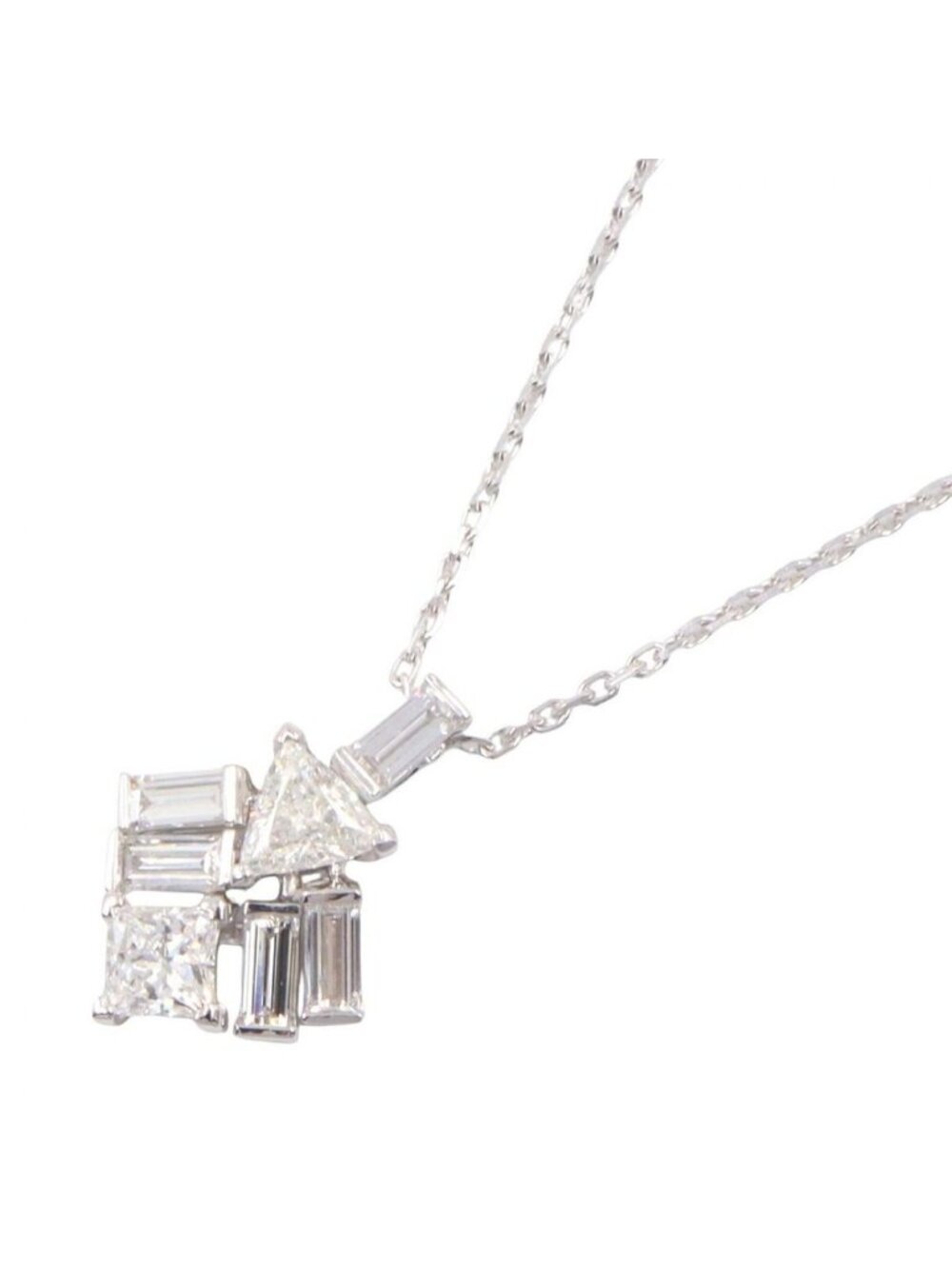 Cartier Necklace Diamond Reflection 43.5 18K White Gold